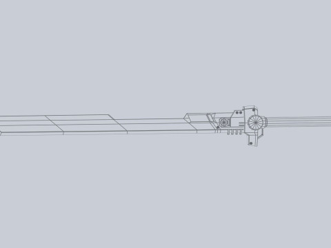 Scifi sword 3D 模型