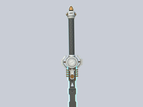 Scifi sword 3D Model