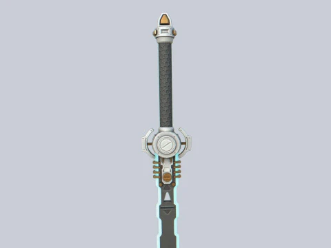 Spada fantascientifica Modello 3D