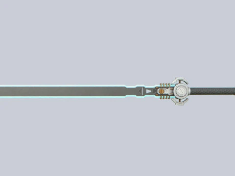 Spada fantascientifica Modello 3D