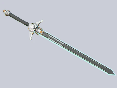 Scifi sword collection 3D Model