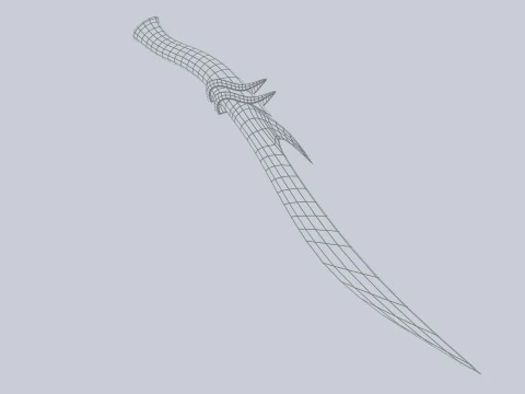 Senjata teknologi alien Model 3D