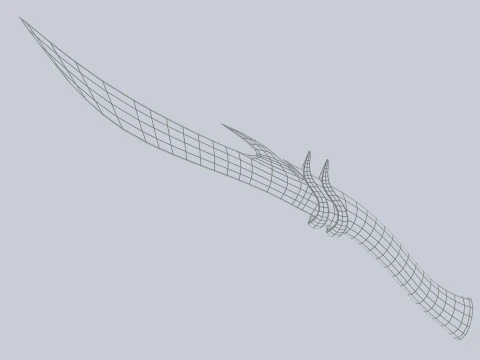 Senjata teknologi alien Model 3D