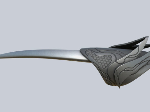 Alien tech weapon Model 3D