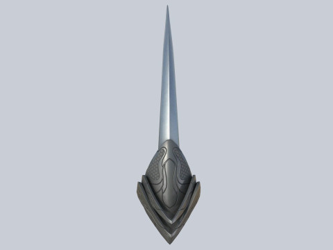 Alien tech weapon Model 3D