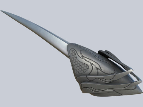 Alien tech weapon Model 3D