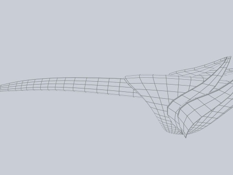 Alien tech weapon Model 3D