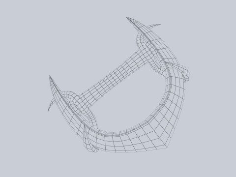 Alien tech weapon 3D Model