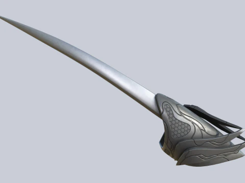 Alien tech weapon collection 3D Model