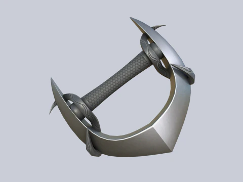 Alien tech weapon collection 3D Model