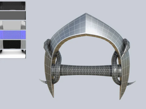 Alien tech weapon collection 3D Model
