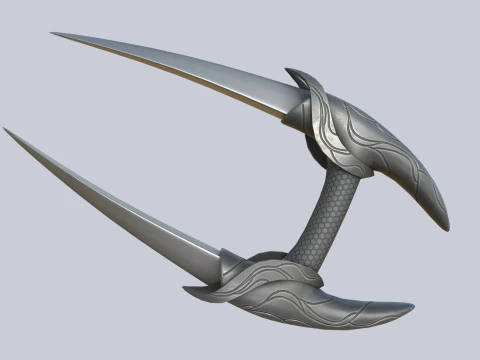 Alien tech weapon collection 3D Model