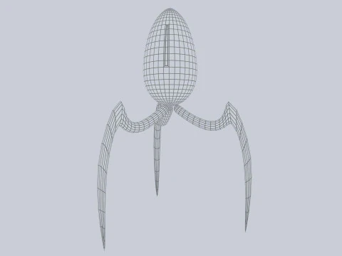 tropa alien&iacute;gena Modelo 3D