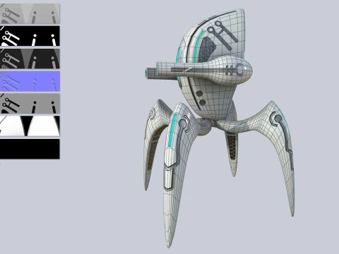 Alien troop collection 3D Model