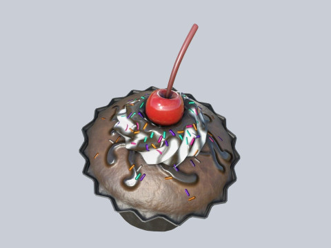 Cupcake Modelo 3D