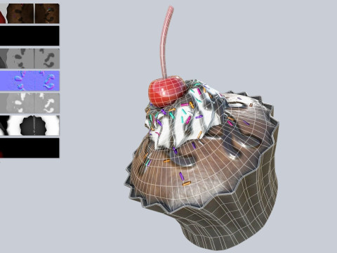 Cupcake Modelo 3D
