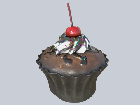 Cupcake Modelo 3D