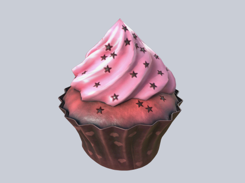 Cupcake Modelo 3D