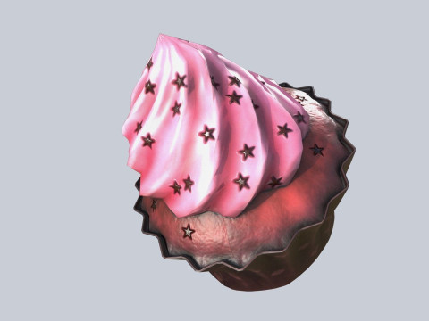 Cupcake 3Dモデル