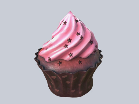 Cupcake 3Dモデル