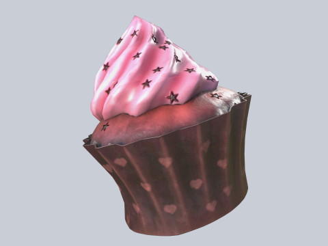 Cupcake 3Dモデル