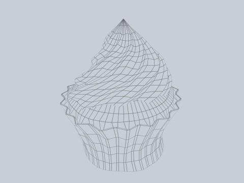 Cupcake 3Dモデル