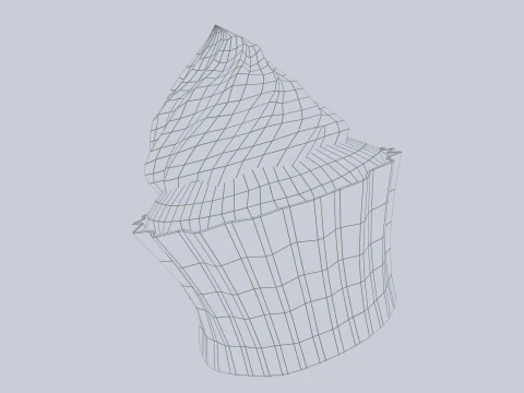 kue mangkuk Model 3D