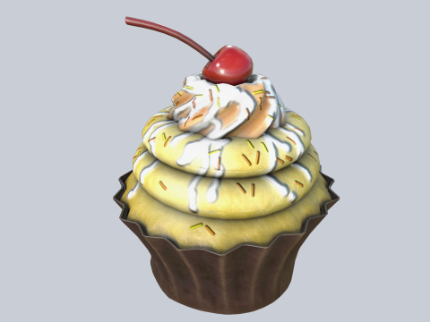 Cupcake Modelo 3D