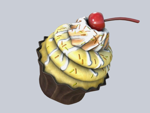 Cupcake 3D 모델