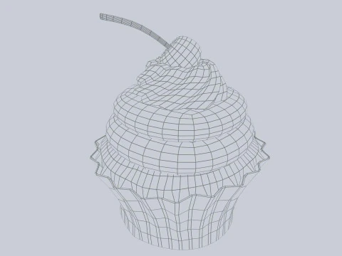 Cupcake 3D Model