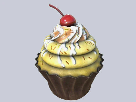 Cupcake 3D Model
