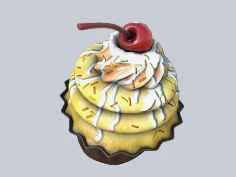 Cupcake 3D 모델