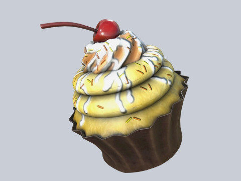 Cupcake 3D 모델