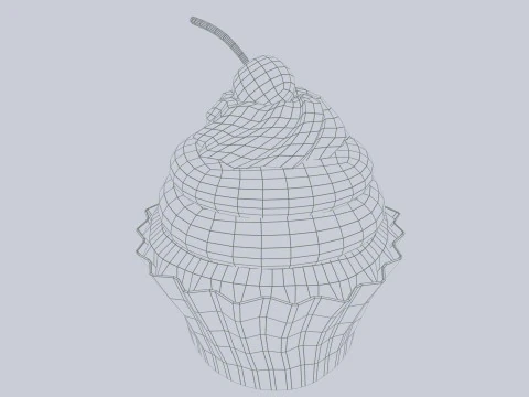 Cupcake 3D Model
