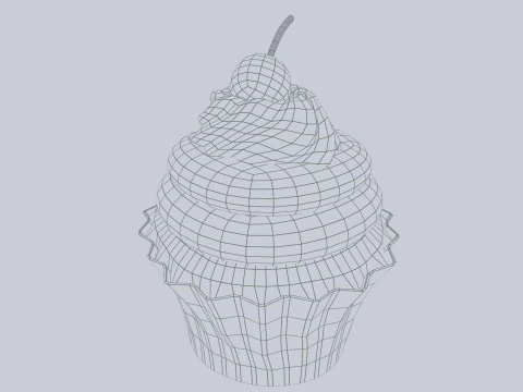 Cupcake 3D Model