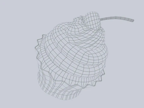 Cupcake 3D Model