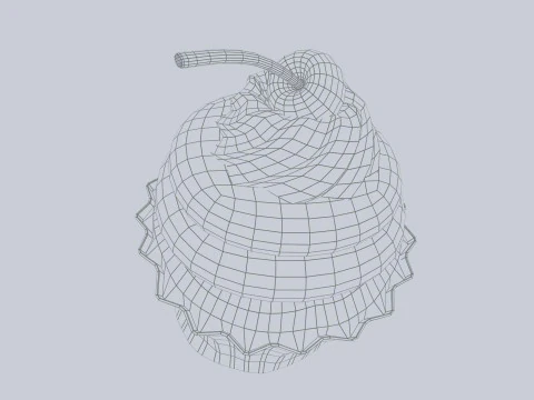 Cupcake 3D Model