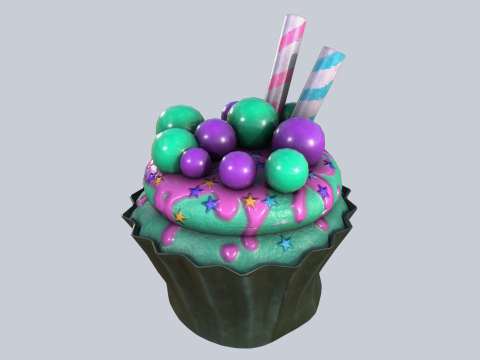 Cupcake Modelo 3D