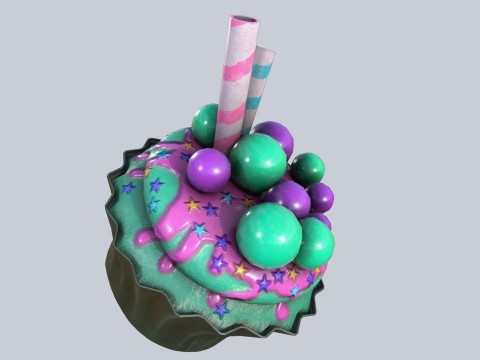 Cupcake Model 3D