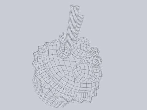 Cupcake Model 3D