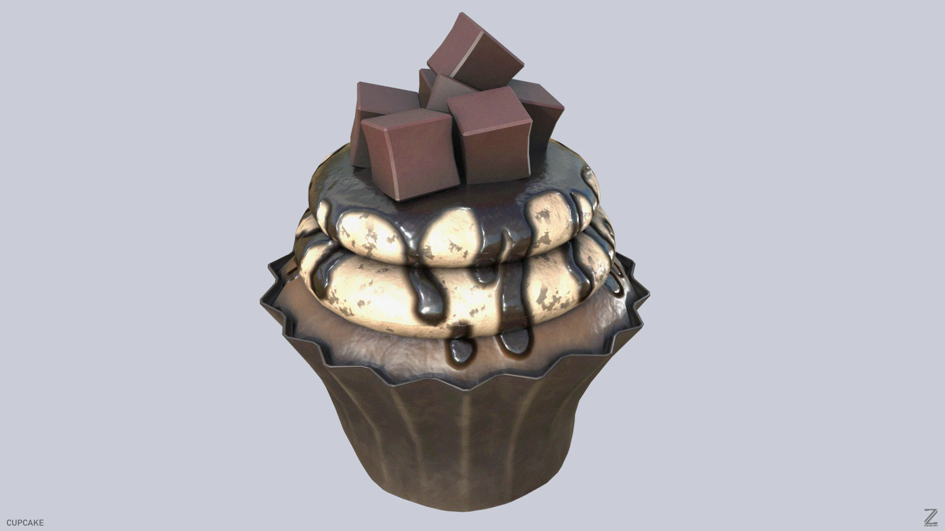 Cupcake Modello 3D .c4d .max .obj .3ds .fbx .stl .blend 