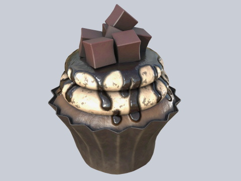 Cupcake 3D Model