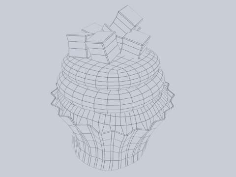 Cupcake 3D Model