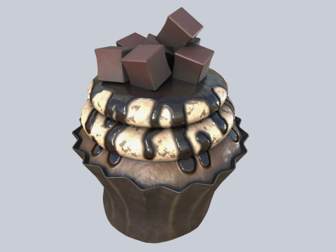 Cupcake 3D Model