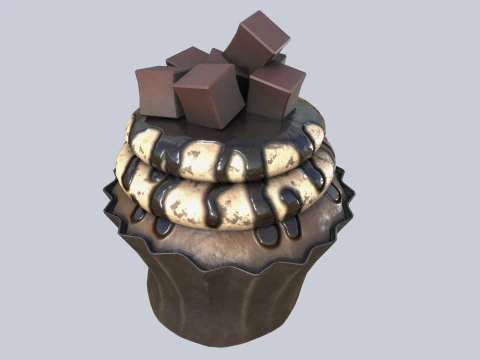 Cupcake Modello 3D