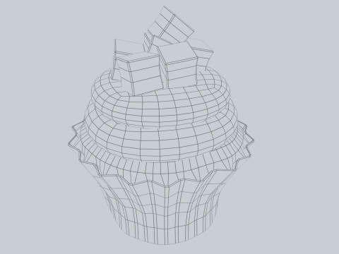 Cupcake 3D Model