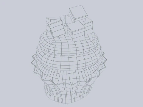 Cupcake Modello 3D