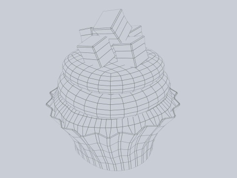 Cupcake 3D Model