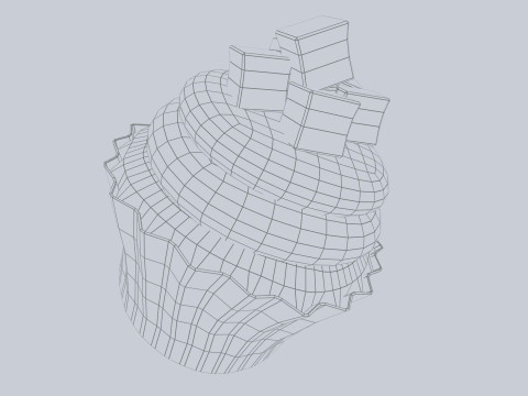 Cupcake 3D Model
