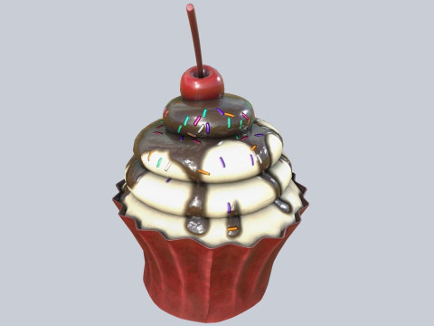 Cupcake Modello 3D